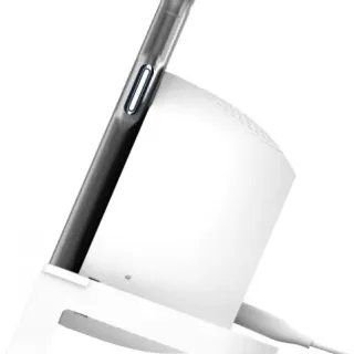image #1 of מעמד טעינה אלחוטית 10W עם רמקול מובנה Belkin Boost Charge - צבע לבן