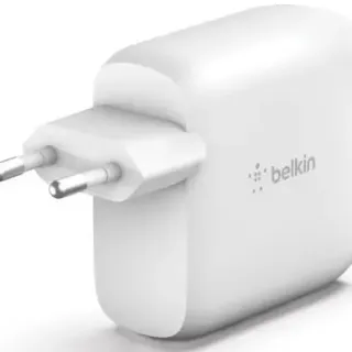 image #2 of מטען קיר USB-C כפול Belkin Boost Charge GaN 18W+45W - צבע לבן