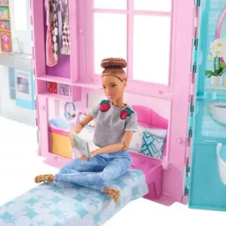 image #3 of ברבי - בית-בובות עם בריכה ומגוון אביזרים מבית Mattel