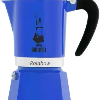 image #0 of מקינטה ל-6 כוסות קפה Bialetti Rainbow - כחול