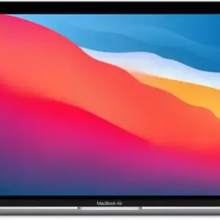 image #0 of מחשב Apple MacBook Air 13 M1 Chip 8-Core CPU, 8-Core GPU, 512GB SSD Storage, 8GB Unified Memory - צבע Silver - מקלדת בעברית / אנגלית - דגם MGNA3HB/A / Z128-HB-KIT