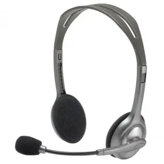 image #0 of אוזניות ומיקרופון Logitech Stereo H110  בצבע כסף