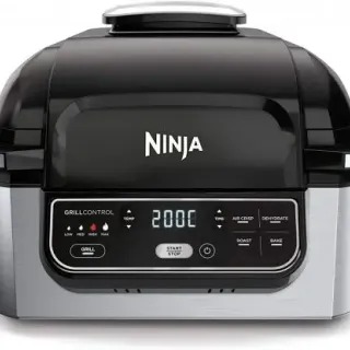 image #0 of גריל חשמלי Ninja Foodi Health Grill & Air Fryer AG301EU - שנה אחריות על ידי חשמל שלום