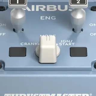 image #3 of ג'ויסטיק טיסה - Thrustmaster TCA Quadrant Simulator Controller Airbus Edition למחשב