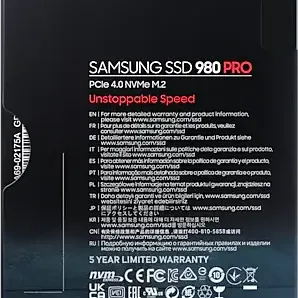 image #4 of כונן Samsung 980 PRO M.2 NVMe 1TB SSD
