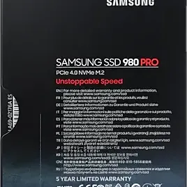 image #5 of כונן Samsung 980 PRO M.2 NVMe 1TB SSD