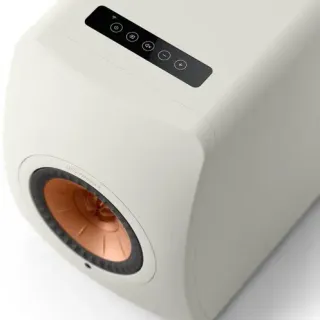 image #6 of זוג רמקולים מדפיים אלחוטיים KEF LS50 Wireless II - צבע לבן