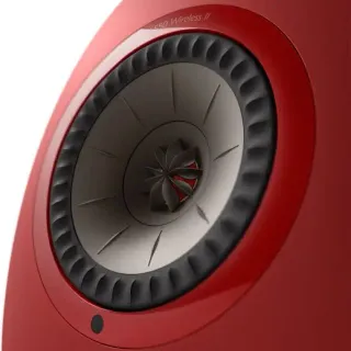 image #3 of זוג רמקולים מדפיים אלחוטיים KEF LS50 Wireless II - צבע אדום