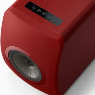 image #6 of זוג רמקולים מדפיים אלחוטיים KEF LS50 Wireless II - צבע אדום