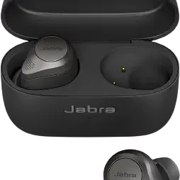 image #6 of אוזניות Bluetooth אלחוטיות True Wireless עם קייס טעינה אלחוטי Jabra Elite 85t WLC - צבע Titanium Black