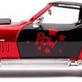 image #2 of מכונית 1969 Chevy Corvette Stingray בעיצוב הארלי קווין עם דמות מבית Jada