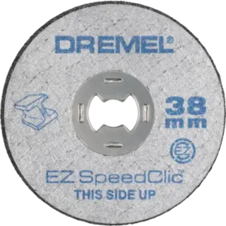 image #0 of סט 5 דיסקיות לחיתוך מתכת בקוטר 38 מ''מ Dremel SpeedClic SC456 