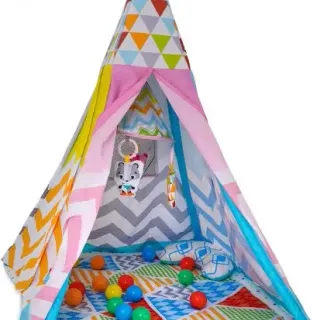 image #0 of אוהל פעילות עם 20 כדורים Twigy- צבע ורוד