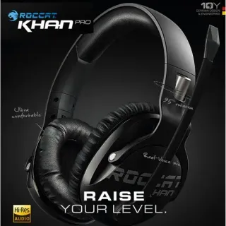 image #5 of אוזניות גיימינג Roccat Khan Pro Competitive High Resolution - צבע שחור