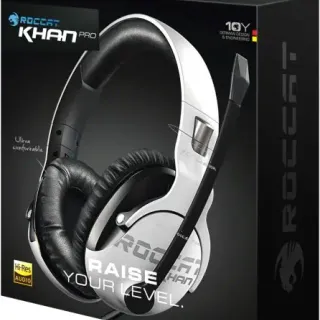 image #4 of אוזניות גיימינג Roccat Khan Pro Competitive High Resolution - צבע לבן