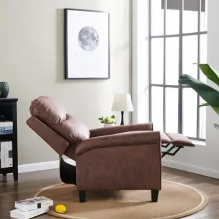 image #1 of כורסא מעוצבת My Casa Leonardo - צבע חום