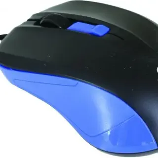 image #0 of עכבר חוטי GPlus EMO-381BL - צבע שחור/כחול