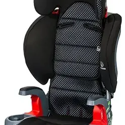 image #16 of כסא בטיחות משולב בוסטר עם בד מנדף זיעה Britax Grow With You ClickTight Cool Flow- צבע אפור