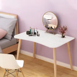 image #2 of שולחן מחשב דגם My Casa Leni - צבע עץ טבעי/לבן