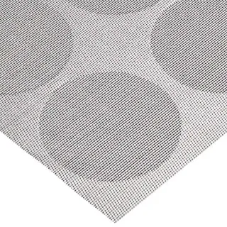 image #1 of פלייסמנט ארוג עיגולים KitchenCraft - צבע אפור