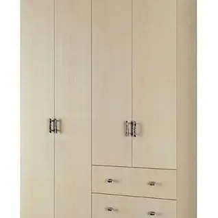 image #1 of ארון 4 דלתות דגם Nofar מבית In Style - גוון מייפל מולבן 