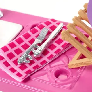 image #2 of ברבי - סט הדחת כלים מבית Mattel‎‎