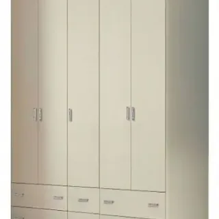 image #1 of ארון 5 דלתות דגם Noga מבית In Style - גוון מייפל מולבן 