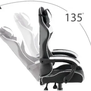 image #1 of כיסא גיימינג אורתופדי Ninja Extreme Pro3 - צבע שחור / לבן 