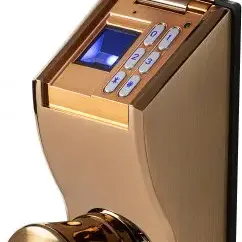 image #0 of מנעול חכם עם טביעת אצבע וקוד אישי Elock Venus - צבע Coffee Gold