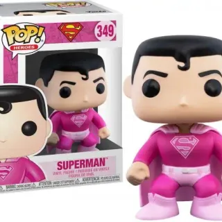 image #0 of DC גיבורים - סופרמן בחליפת מודעות לסרטן השד !Funko POP  