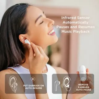 image #6 of אוזניות תוך-אוזן 1More ComfoBuds True Wireless - צבע שחור