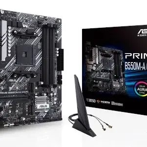image #0 of מציאון ועודפים - לוח אם Asus PRIME B550M-A (Wi-Fi) AM4, AMD B550, DDR4, PCI-E, VGA, DVI, HDMI