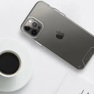 image #6 of מציאון ועודפים - כיסוי Toiko Chiron ל- Apple iPhone 12 Pro Max - צבע שקוף