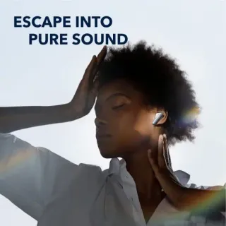 image #3 of אוזניות תוך-אוזן Anker Soundcore Liberty Air 2 Pro True Wireless ANC - צבע לבן טיטניום