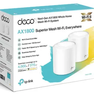 image #5 of ראוטר אלחוטי TP-Link AX1800 Whole Home Mesh Wi-Fi System Deco X20 - שתי יחידות באריזה