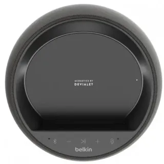 image #1 of רמקול חכם עם טעינה אלחוטית Belkin SoundForm Elite Hi-Fi - צבע שחור