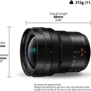 image #3 of עדשת Panasonic Leica DG Vario-Elmarit 8-18mm f/2.8-4 ASPH MFT
