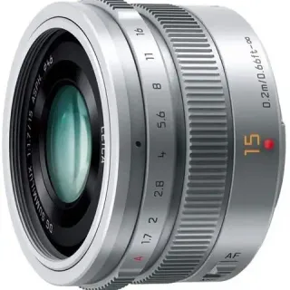 image #1 of עדשת Panasonic Leica DG Summilux 15mm f/1.7 ASPH. MFT - צבע כסף