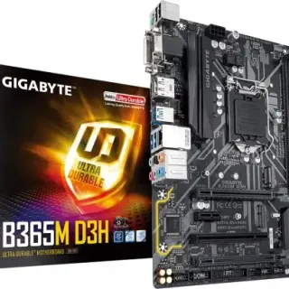 image #0 of מציאון ועודפים - לוח אם Gigabyte B365M D3H LGA1151v2, Intel B365, DDR4, 2xPCI-E, VGA, DVI, HDMI, DP