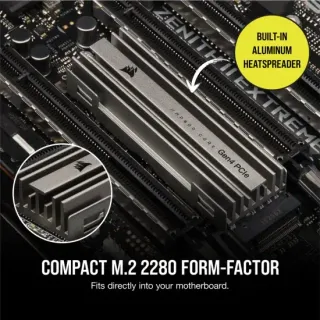 image #4 of כונן Corsair Force MP600 CORE PCIe NVMe M.2 2280 4TB SSD