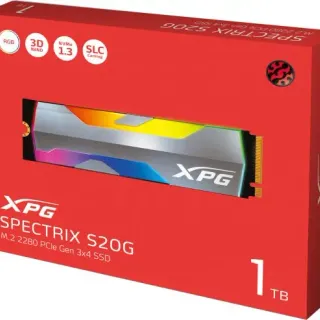image #5 of כונן ADATA XPG SPECTRIX S20G RGB 1TB PCIe GEN3X4 M.2 2280 SSD ASPECTRIXS20G-1T-C