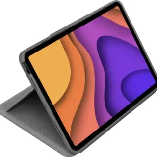 image #2 of כיסוי מקלדת Logitech Folio Touch ל- Apple iPad Air 10.9'' 2020 - צבע אפור בעברית ובאנגלית