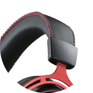 image #6 of אזניות גיימינג אלחוטיות Dragon Titanium Pro Wireless Gaming Headset - צבע שחור/אדום