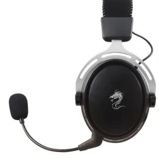 image #2 of אזניות גיימינג אלחוטיות Dragon Titanium Pro Wireless Gaming Headset - צבע שחור/כסף