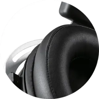 image #4 of אזניות גיימינג אלחוטיות Dragon Titanium Pro Wireless Gaming Headset - צבע שחור/כסף