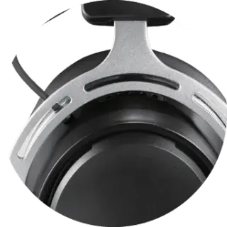 image #7 of אזניות גיימינג אלחוטיות Dragon Titanium Pro Wireless Gaming Headset - צבע שחור/כסף