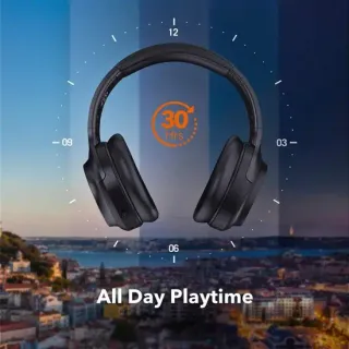 image #5 of מציאון ועודפים - אוזניות קשת Over-ear אלחוטיות עם בידוד רעשים אקטיבי TaoTronics BH060 - צבע שחור