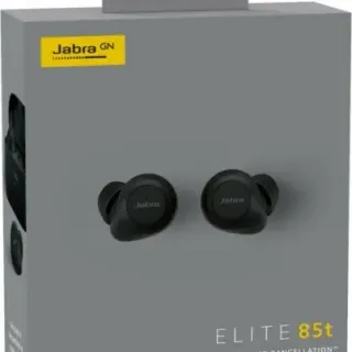 image #4 of אוזניות Bluetooth אלחוטיות True Wireless עם קייס טעינה אלחוטי Jabra Elite 85t WLC - צבע שחור
