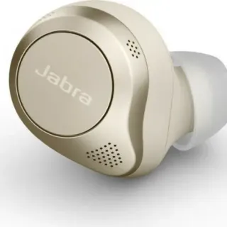 image #7 of אוזניות Bluetooth אלחוטיות True Wireless עם קייס טעינה אלחוטי Jabra Elite 85t WLC - צבע זהב / בז'