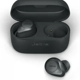 image #0 of אוזניות Bluetooth אלחוטיות True Wireless עם קייס טעינה אלחוטי Jabra Elite 85t WLC - צבע אפור